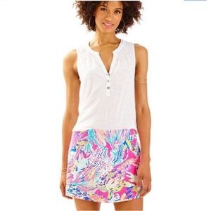 NWT Lilly Pulitzer Marigold Skort Dragonfruit sunken treasure size 8